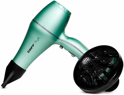 Style - Hair Dryer with Diffuser | 125V, 1875W | Fast Drying Ionic-Ceramic Frizz Control | Lightweight Travel