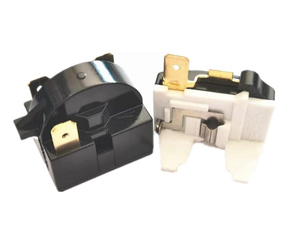 Compressor 4.7 Ohm 3-Pin PTC Starter/Start Relay and Overload Kit Compatible with Mini Fridges, Compact
