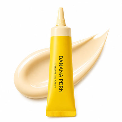 Banana PDRN Conceal Eye Cream – Hydrating Under Eye Concealer for Dark Circles, Color Correcting Cream with PDRN &