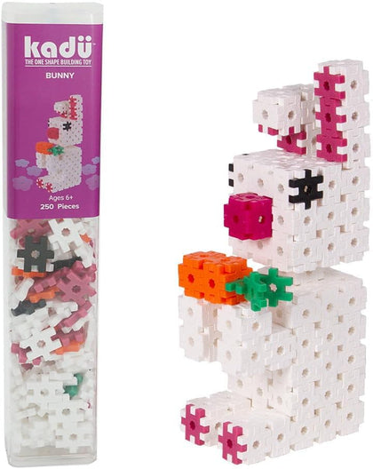 KADU Bunny 250 Piece Set - STEM/STEAM Building + Construction Toy, for Open + Imaginative Play Ages 5+