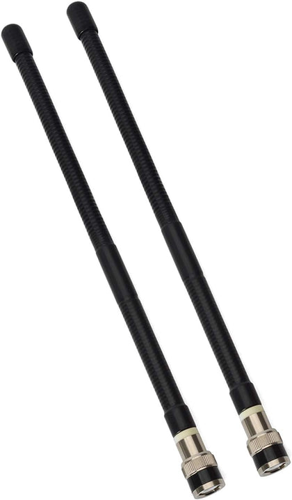 27MHz BNC Rubber Handheld CB Radio Antenna for BNC Cobra Midland Uniden | 26-29MHz,2-pack,9.45-inch rubber duck