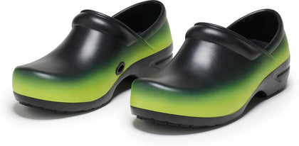SR Angel Clogs, Nursing Shoes, Electric Yellow Fade, 8 Women/6 Men