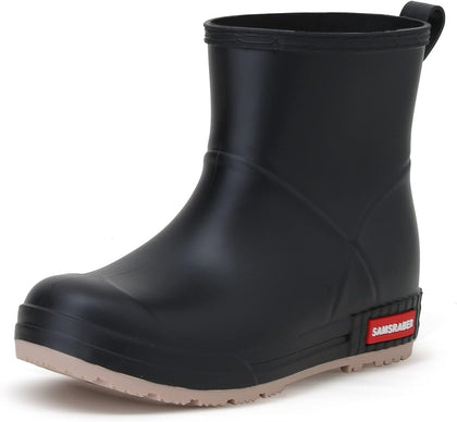 Short Rain Boots for Women and Men, Lightweight Waterproof Garden Boots, Anti-Slip Chelsea Womens Rain Boots, Stylish