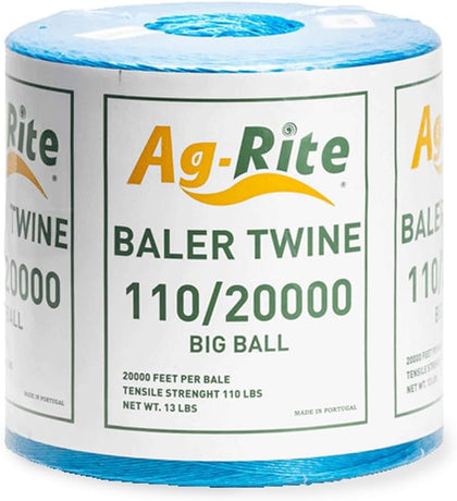 Hay Baling Twine - 110 x 20,000 Ft - Blue - Single Spool