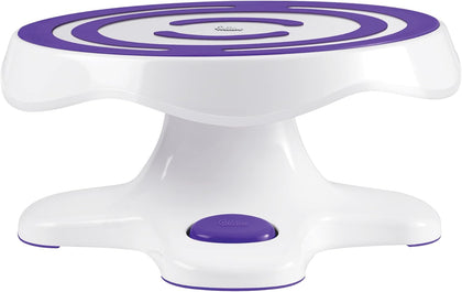 Tilt-N-Turn Ultra Cake Turntable and Cake Stand - Decorate Cakes with A Smooth Turning and Easy Tilting Turntable
