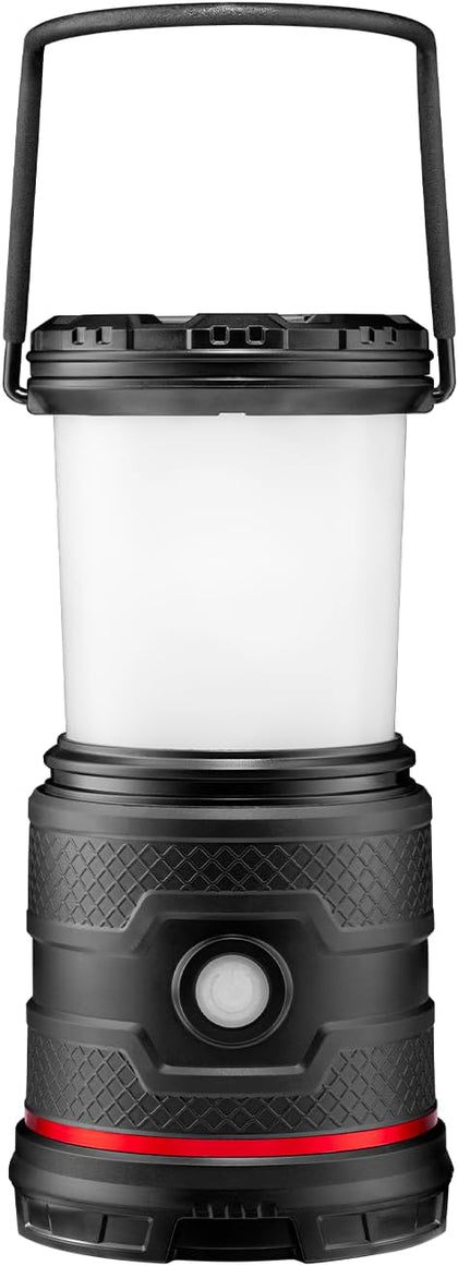 EAL30R 1000 Lumen Rechargeable Emergency Camping Lantern with Warm, Day, Red & Red Flashing Mode, Foldeable Handle