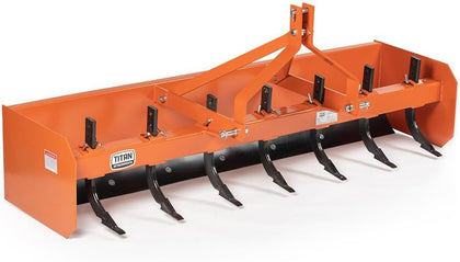 Titan 4' - 7' Box Blade Tractor Attachment Category 1 Cat 0 Scarifier Shank