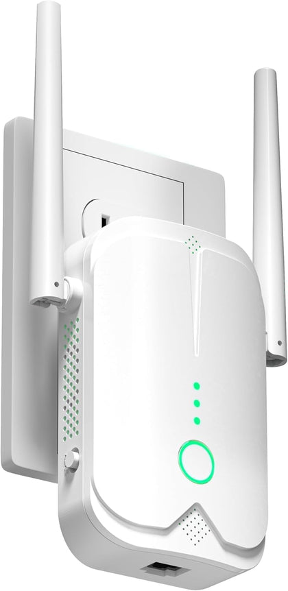 WiFi Extender Signal Booster Up to 10000sq.ft and 85+ Devices | Wireless Internet Repeater, Long Range Amplifier with