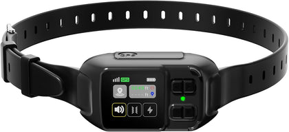 GPS Wireless Dog Fence with Customizable/Circular Boundary, Smart Portable Electric Dog Collar with 3 Correction
