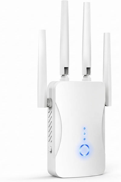 WiFi Extender Signal Booster - 2.4GHz WiFi Booster for Home, Covers Up to 9999 Sq. Ft, Easy Setup, Ethernet Port &