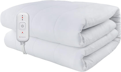 Heated Mattress Pad Mini Twin Size 31" x 55", Single Controller Quilted Electric Mattress Pads with 7- Layer