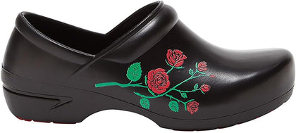SR Angel Clogs, Nursing Shoes, Rose Bouquet, 11 Women/9 Men