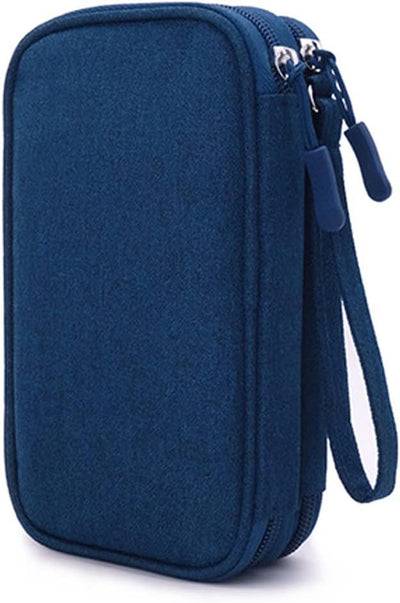 Diabetic Supplies Travel Case Organizer for Test Strips, Lancets, Needles, Lancing Device, Glucose Meter, Alcohol