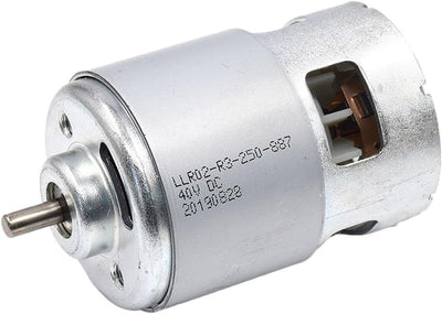 RS-887 High-Speed DC Motor 24V-40V (36V Optimal) - 48mm Micro Power Motor with Ball Bearing for Electric Drills, Saws & Lawn Mowers(A Motor 40V)
