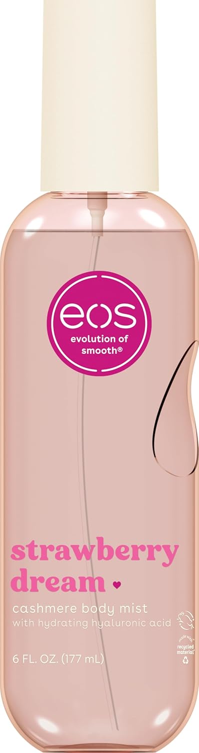 Cashmere Body Mist, Strawberry Dream, Body Spray for Women, Strawberry Perfume, Hair Mist, Moisturizing, Hyaluronic