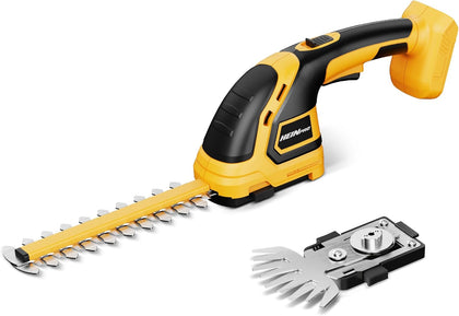 Cordless Hedge Trimmer Compatible with DEWALT 20V MAX Battery | Electric Hedge Trimmer Cordless Grass Trimmer, Bush