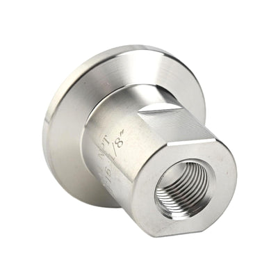 QMINOX SS304 KF16 NPT Female Adaptor thread 1/8" NW16 KF Female coupling ISO-KF16 X FNPT 1/8"