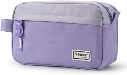 High Capacity Pencil Case, Big Pencil Bag Pouch Box Organizer Pen Case, Portable Journaling Supplies with Easy Grip
