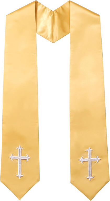 Clergy Stole & Choir Stole with Embroidered 60/72"