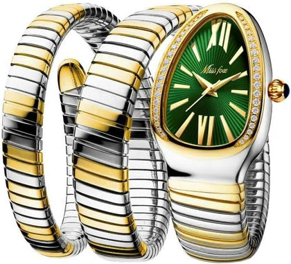 Fashion Women's Quartz Watch Inlaid Diamond Golden Ladies Watches Light Luxury Bracelet Clock
