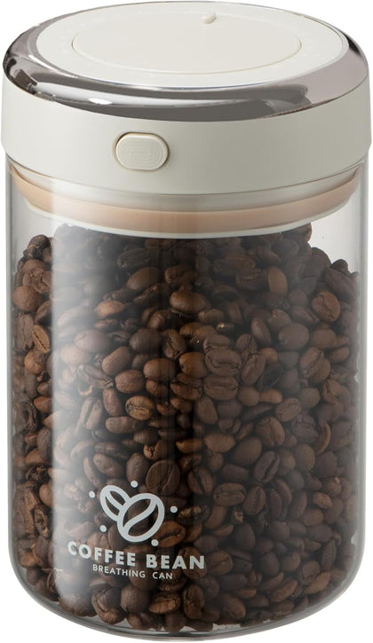 Coffee Bean Storage Container with One-way Valve Airtight Lid Date Tracker for Coffee and More Food Fresh and