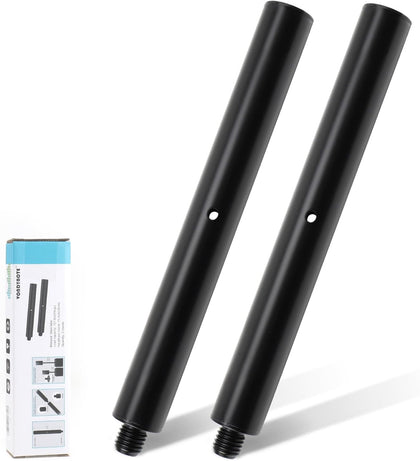 11 inch M20 Subwoofer Pole 35mm Speaker Pole Mount Extension Pole | 2-Pack, Extendable by Connecting Two Poles, M20