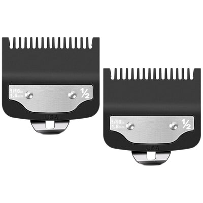 Replacement for 1/2 Wahl Clipper Guards Set, 1/16"1.5mm Metal Hair Clipper Guards Set for Professional Stylists and