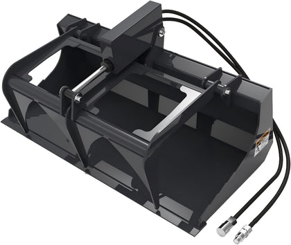 44" Mini Skid Steer Root Grapple Bucket, Universal Quick Tach Connection | 3,000 PSI Hydraulic Cylinder with Cylinder