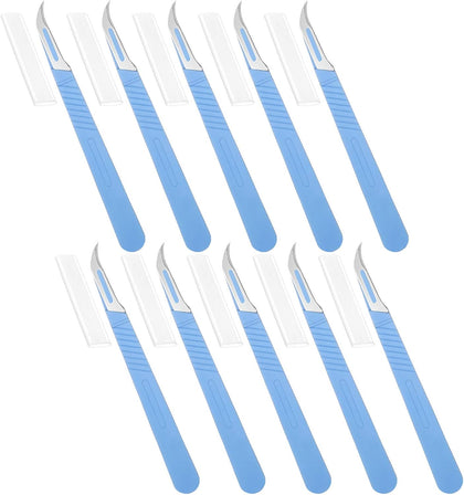 10 Pcs Seam Rippers for Sewing Razor Stitch Thread Cutter with Protective Case Bulk Blue Stitch Remover Tool for
