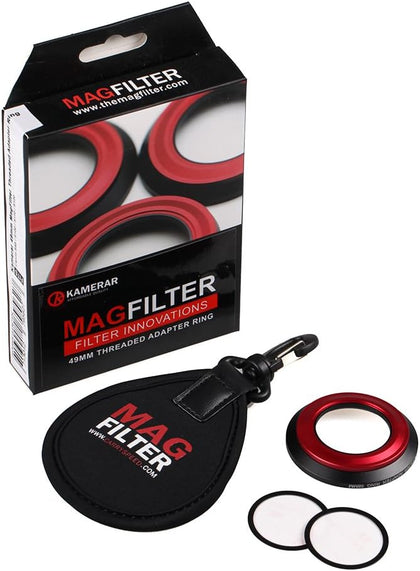 MagFilter 49mm Threaded Magnetic Lens Filter Adapter Ring