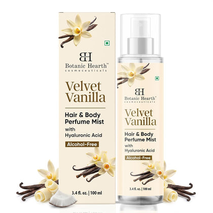 Vanilla Hair Perfume & Body Mist- 3.4 Fl oz | Long-Lasting Hair Deodorizer & Body Scent, Alcohol-Free Fragrance Hair