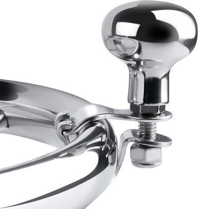 AISI 316 Stainless Steel Boat Steering Wheel Knob Marine Sport Maneuvering Konb Steering Spinner Knob Wheel Suicide Knob Swivel