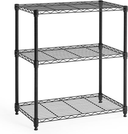 3/4/5-Tier Adjustable Height Wire Shelving Unit, Rack Shelving, Metal Steel Shelves, Garage Organizer, Utility