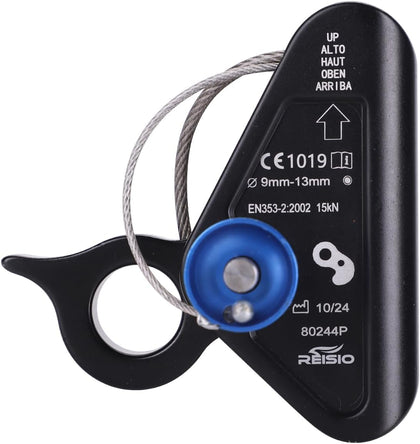 15KN Detachable Rope Grab Ascender,11-13 MM Rope Flip Line Climbing Ascender for Rock Climbing, Tree Climbing and