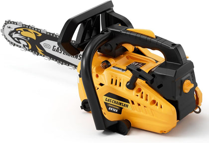 25CC Gas Chainsaw 2-Stroke Gasoline Top Handle Chainsaws 12-Inch Handheld Cordless Chain Saw with Kit for Cutting