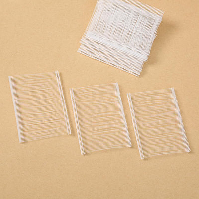 5000Pcs 3 Inch Standard Tagging Gun Fasteners, White Plastic Price Tag Gun Refills, Stitch Clothing Tag Barbs for All