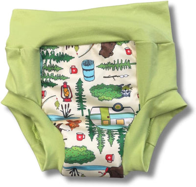 Nighttime Potty Training Pants, Reusable Overnight Trainer for Toddlers & Kids, Campfire Tails, 2/3T