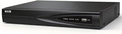 NVR608-Q1/8P 8-Channel PoE NVR Recorder with Built-in PoE Switch, 4K HDMI Output, Supports 8MP IP Cameras, ONVIF