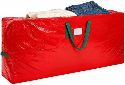 Christmas Tree Storage Bag - Fits Up to 7.5 Foot Xmas Holiday Tree, Zippered Bag, Carry Handles, Durable Waterproof