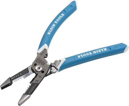 K12075 Heavy-Duty Wire Stripper, Slim-Forged Design, Self-Opening Wire Stripping Tool, Electrical Pliers with Shear