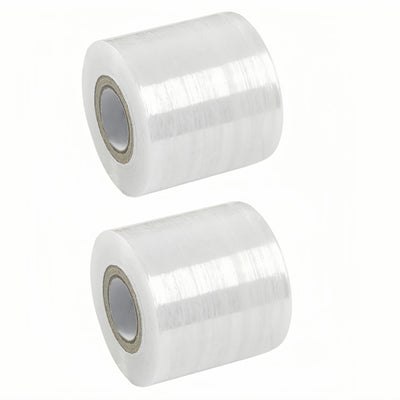 Stretch Wrap Mini Roll, Clear Heavy Plastic Unheated Shrink Wrap Roll 1.96in*1300ft – for Office for Packaging