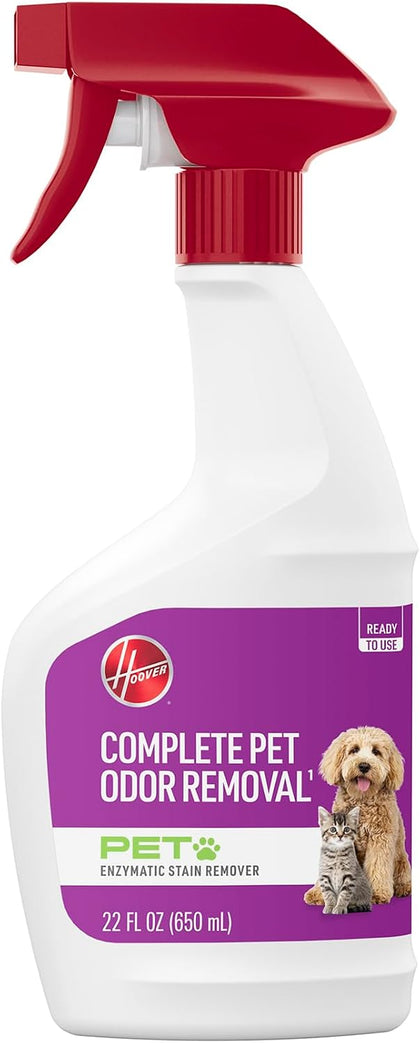Pet Pre-Treat Spot and Stain Remover Spray, 22 oz., Pet Formula for Carpet and Upholstery, Tackles Tough Pet Messes