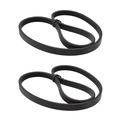 Briny River 2X Lathe Drive Belt Replacement Belts Compatible with Harbor Freight Central Machinery 65345