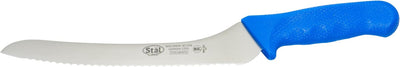 9" Blue Serrated Commercial-Grade Bread Knife