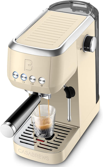 3700 Essential Espresso Machine, Stainless Steel Espresso Maker | 20-Bar Italian Pump, Powerful Steam Wand, 43.9oz
