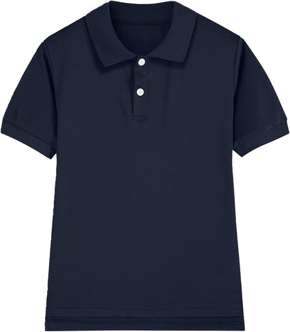 Pique Boys Polo Shirt Short Sleeve Golf Kids School Uniform Shirt Age 5-14Y | Polo Shirt for Boys,Daily Formal School