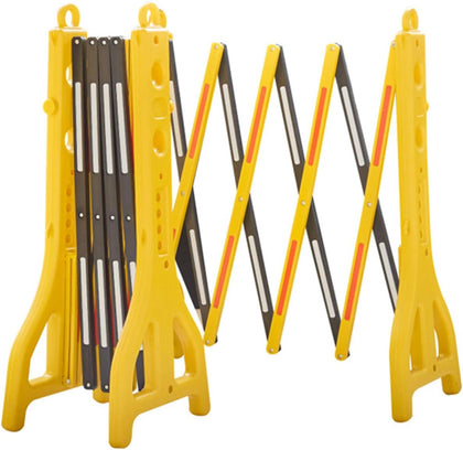 Plastic Mobile Retractable Traffic Fence,Retractable Traffic Fence Portable Water Filled Expanding Safety Barrier