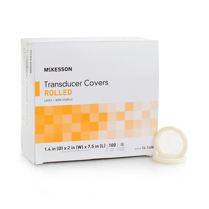 Ultrasound Transducer Covers, Latex, 2 x 7 1/2 in, 100 ct