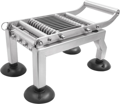 Commercial Vegetable Cutter, 0.4”/10mm Thickness Manual Tomato Slicer, Stainless Steel French Fry Cutter Tomato