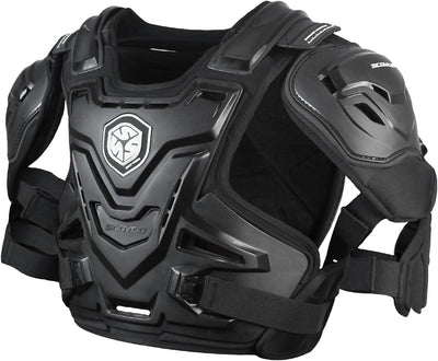 Chest Protector Motocross Breathable Motorcycle Armor Vest for Adult | Adjustable Dirt Bike Chest and Back Protective